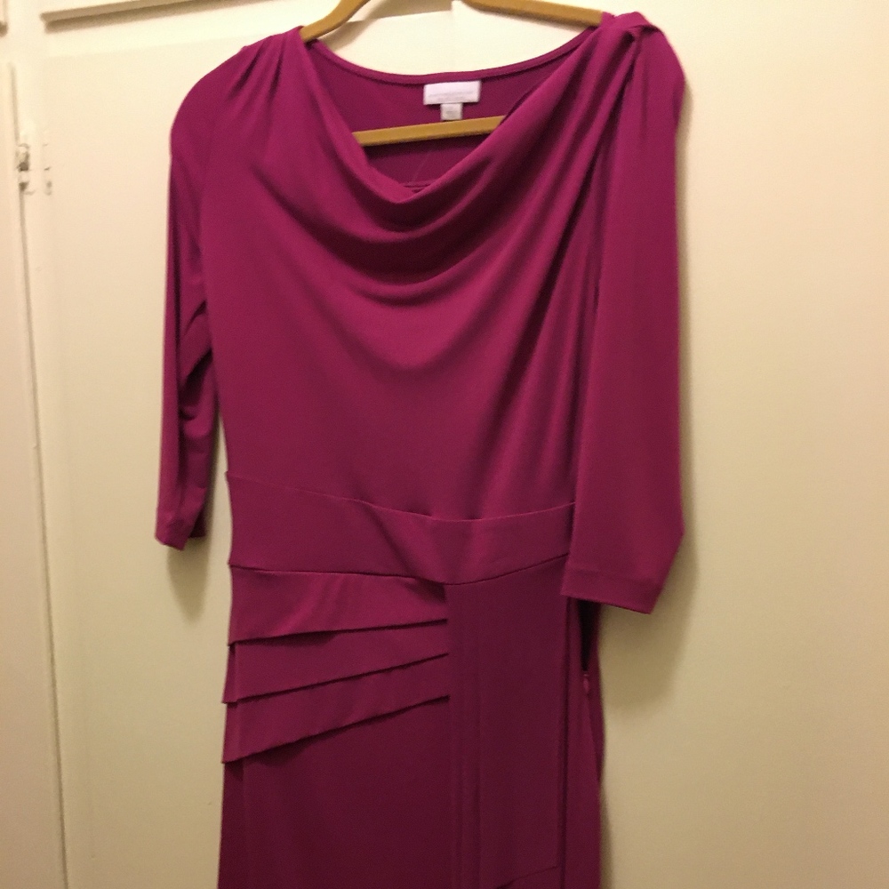 New York & Co Magenta Dress